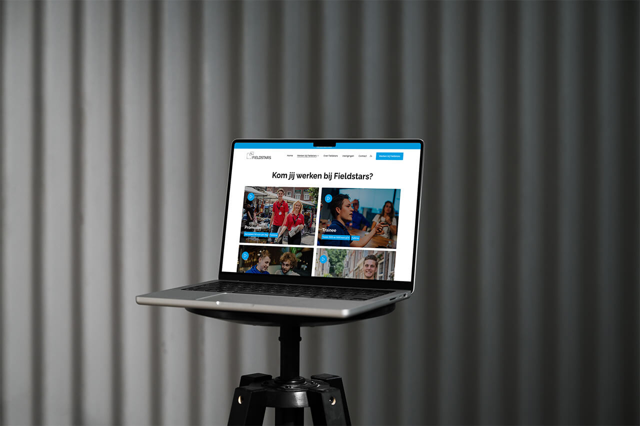 Mockup Fieldstars website