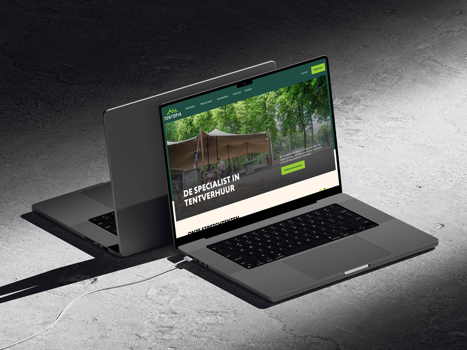 Tentopia - Macbook cover website